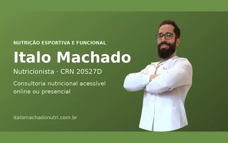 Site de Italo Machado, nutricionista